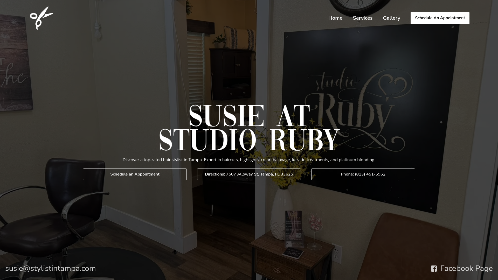 Tampa Salon Web Design